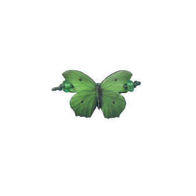 Pulsera mariposa 'Verde hierba'