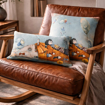 Cojin cuadrado 'El pasatiempo de los Principes'