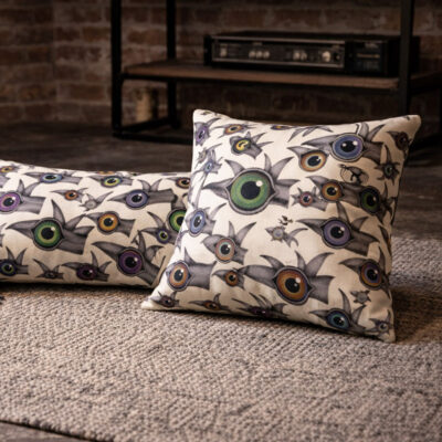 Cojin cuadrado 'Ojos pajaros'