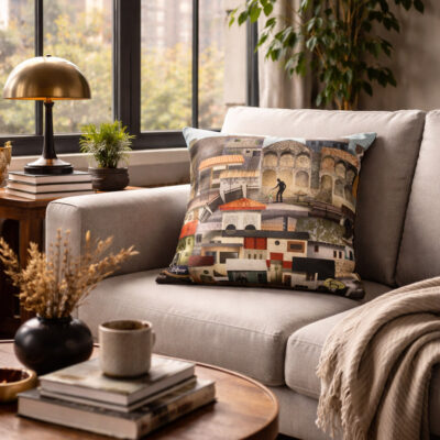 Cojin cuadrado 'Barrio Alto'