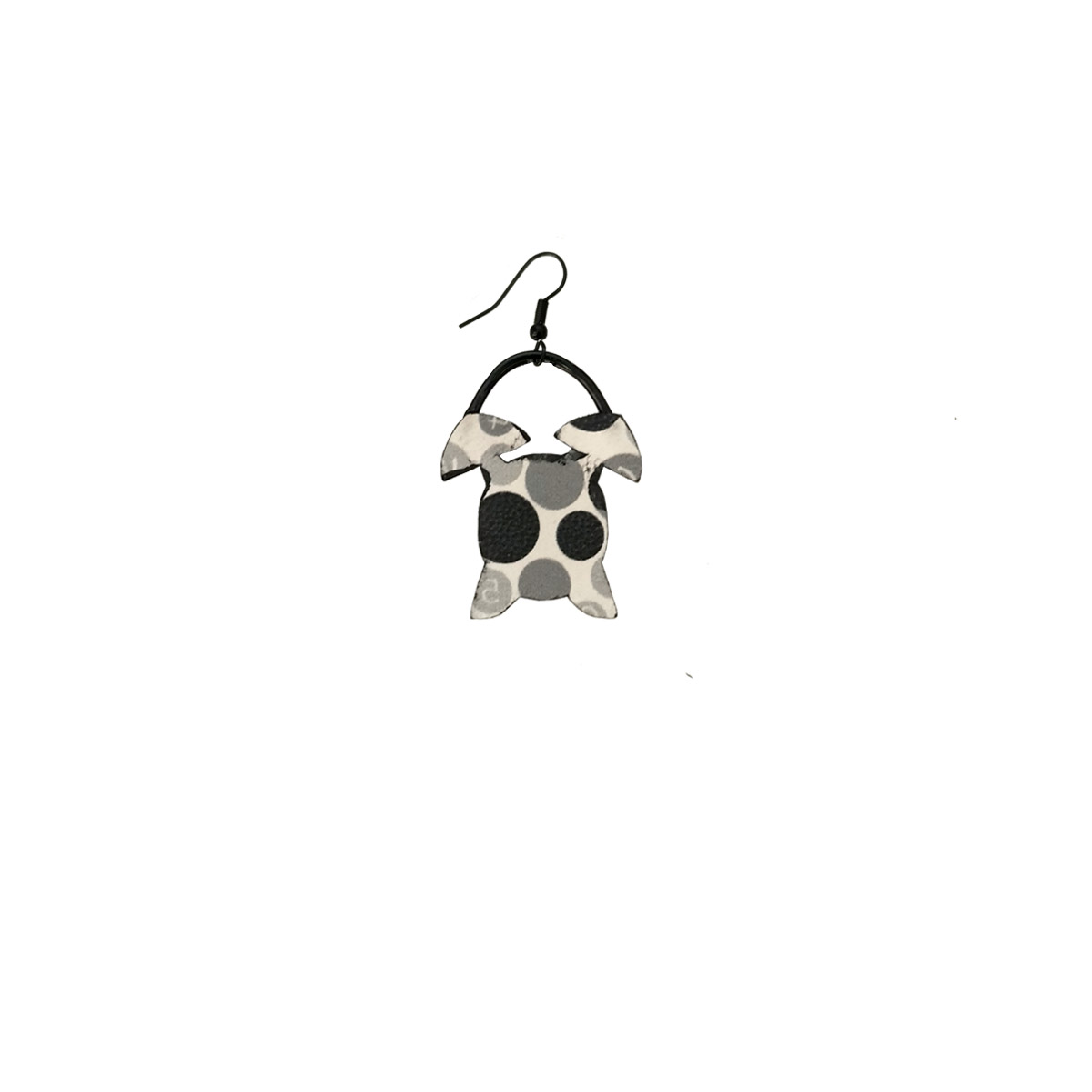 Pendiente pequeño con gancho hippie 'Las doce en .' - Imagen 2